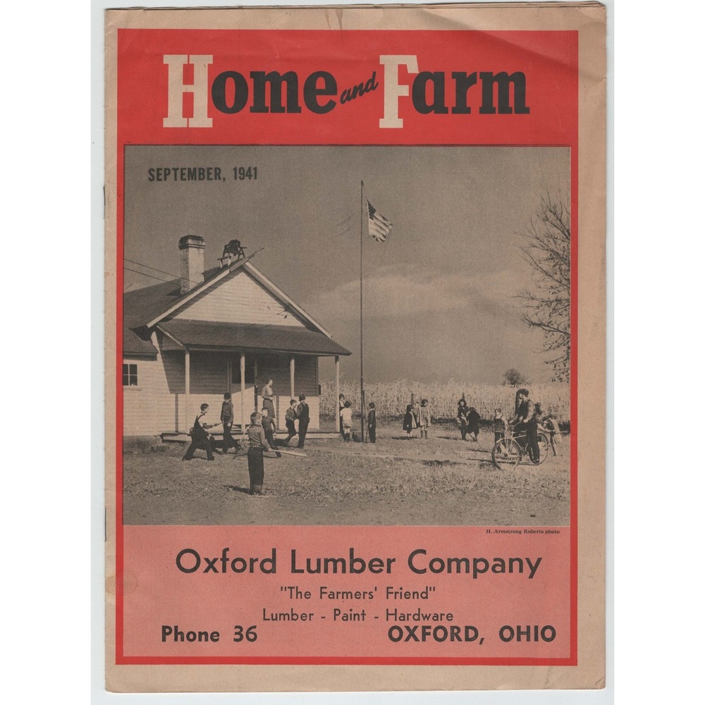 Vintage Home and Farm Magazine September 1941 Oxford Lumber Company Ohio VG- - Picture 1 of 2